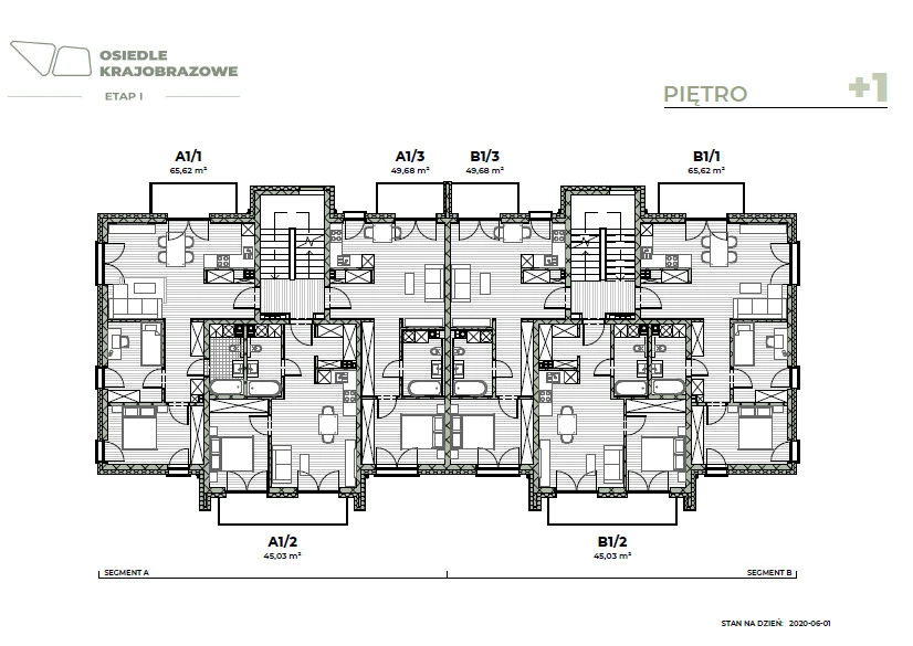 firma budowlana prezentuje I piętro bloku A (Kalisz Sulisławice, os. Krajobrazowe)